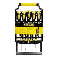 SET DESTORNILLADORES 9PCS CROSSMASTER