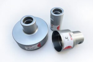 acople corona diamantada 2" 1/2 rosca gas aliafor
