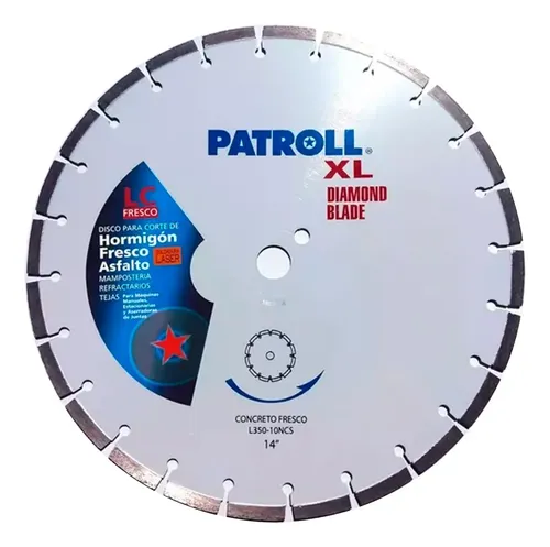 disco concreto 300mm fresco 10ncs 10mm patrol disco concreto 300mm fresco 10ncs 10mm patrol