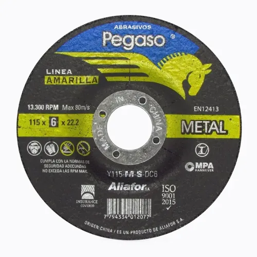 disco desbaste 115x6 amarillo (pegaso) disco desbaste 115x6 amarillo (pegaso)