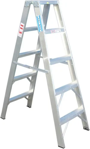 escalera aluminio tijera doble 105kg 10e scala