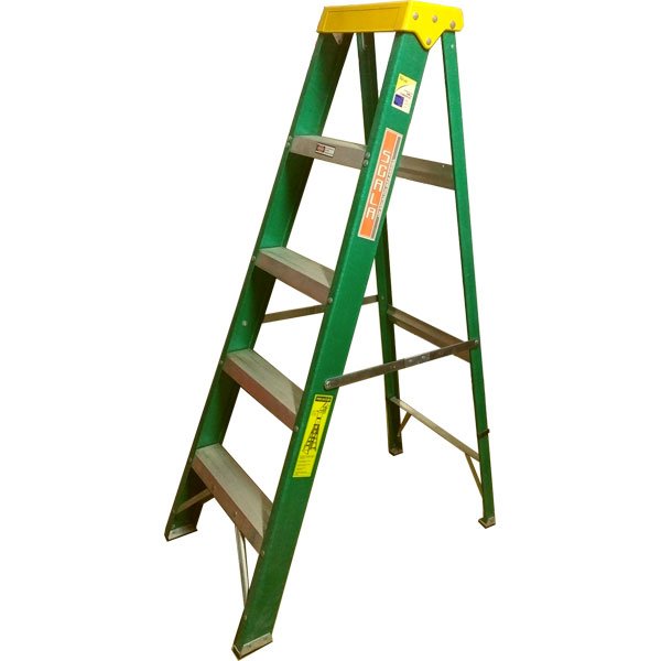 escalera fibra tijera 5e d/a (136kg) scala escalera fibra tijera 5e d/a (136kg) scala