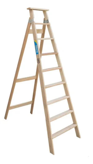escalera madera familiar 11 escalones 2.85mt